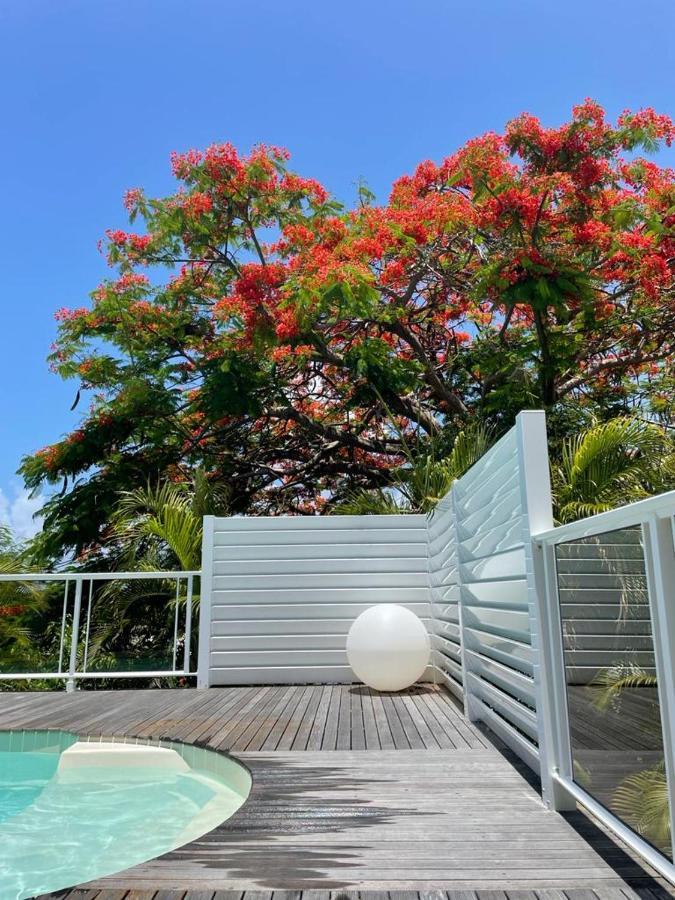 Villa Ste Marthe Avec Piscine, Grande Terrasse, Jardin Intime Et Citerne D'Eau Saint-Francois  Exterior photo